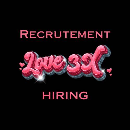 SexyTexte.com - Love 3x recrute des escortes avec ou sans expérience outcall